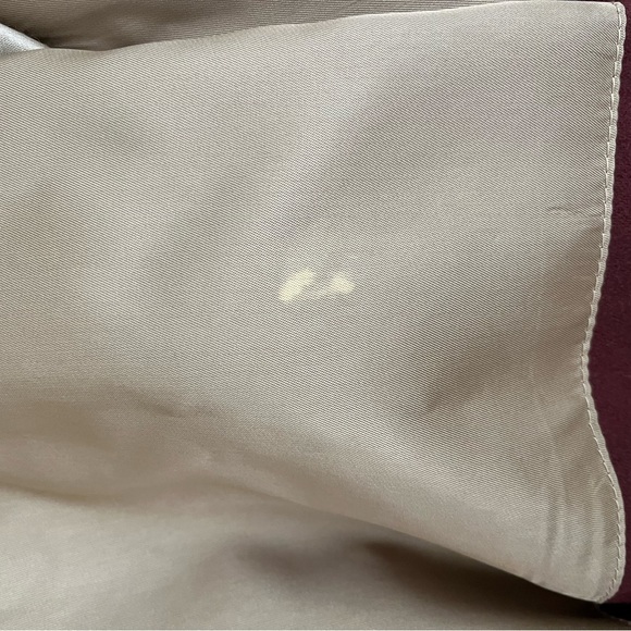 Tan Brooks Brothers men long wool lined trench coat in 42R - Picture 7 of 8